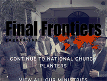 Tablet Screenshot of finalfrontiers.org
